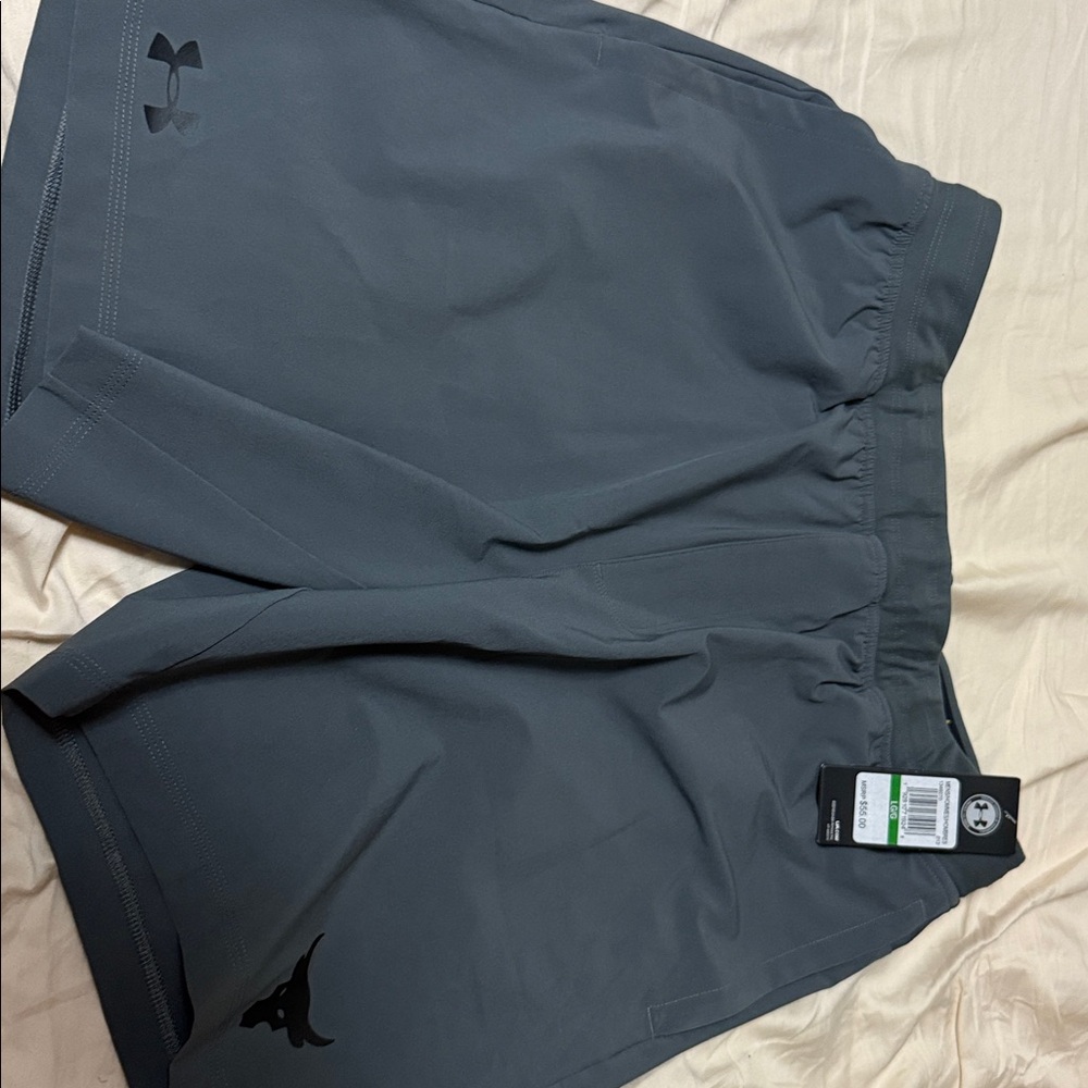 Under Armour Charcoal Performance Shorts project rock pitch grey